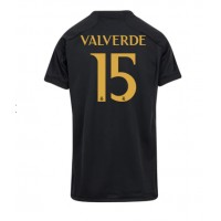 Real Madrid Federico Valverde #15 Tredje Tröja Dam 2023-24 Kortärmad